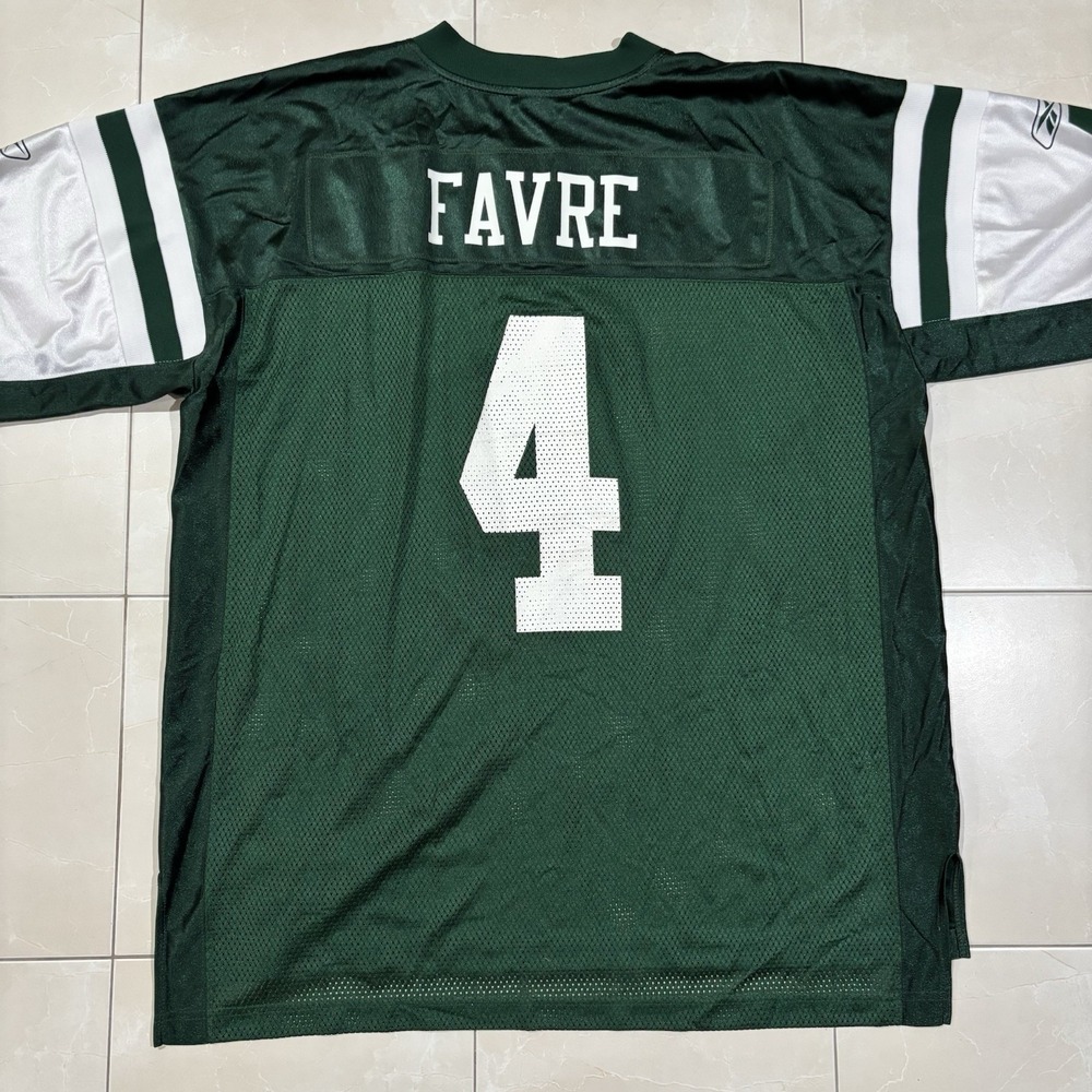 Brett Favre New York Jets Jersey Men's XL NFL Reebok BRAND NEW Y2K